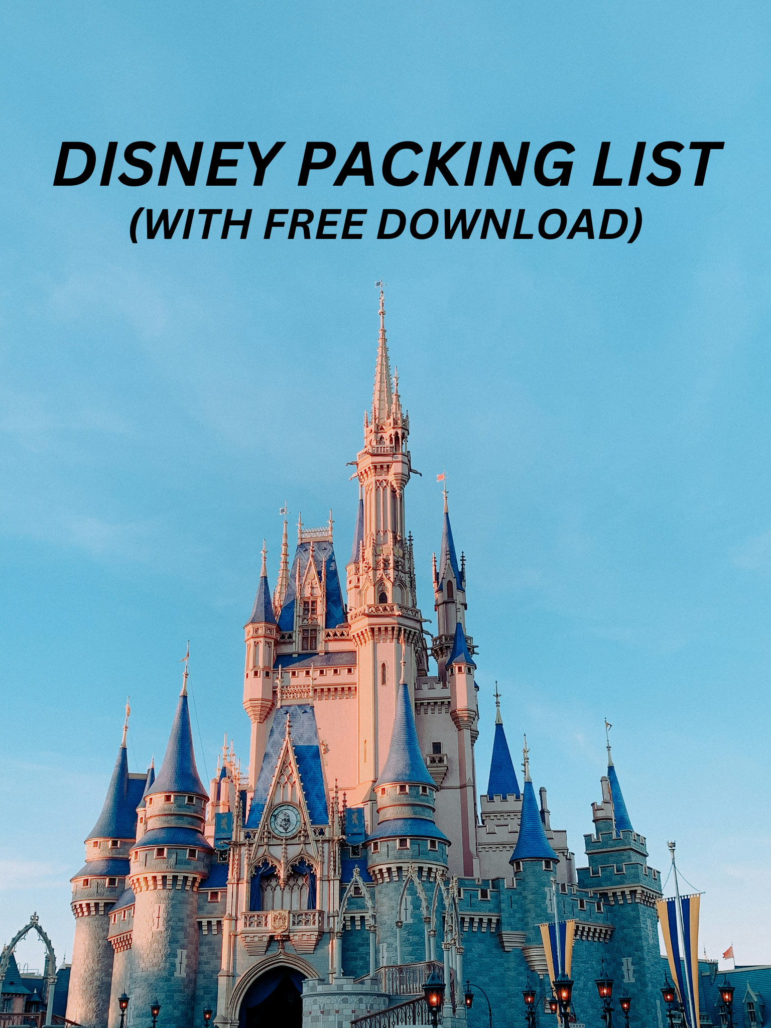 Disney Packing List w/ Printable Checklist