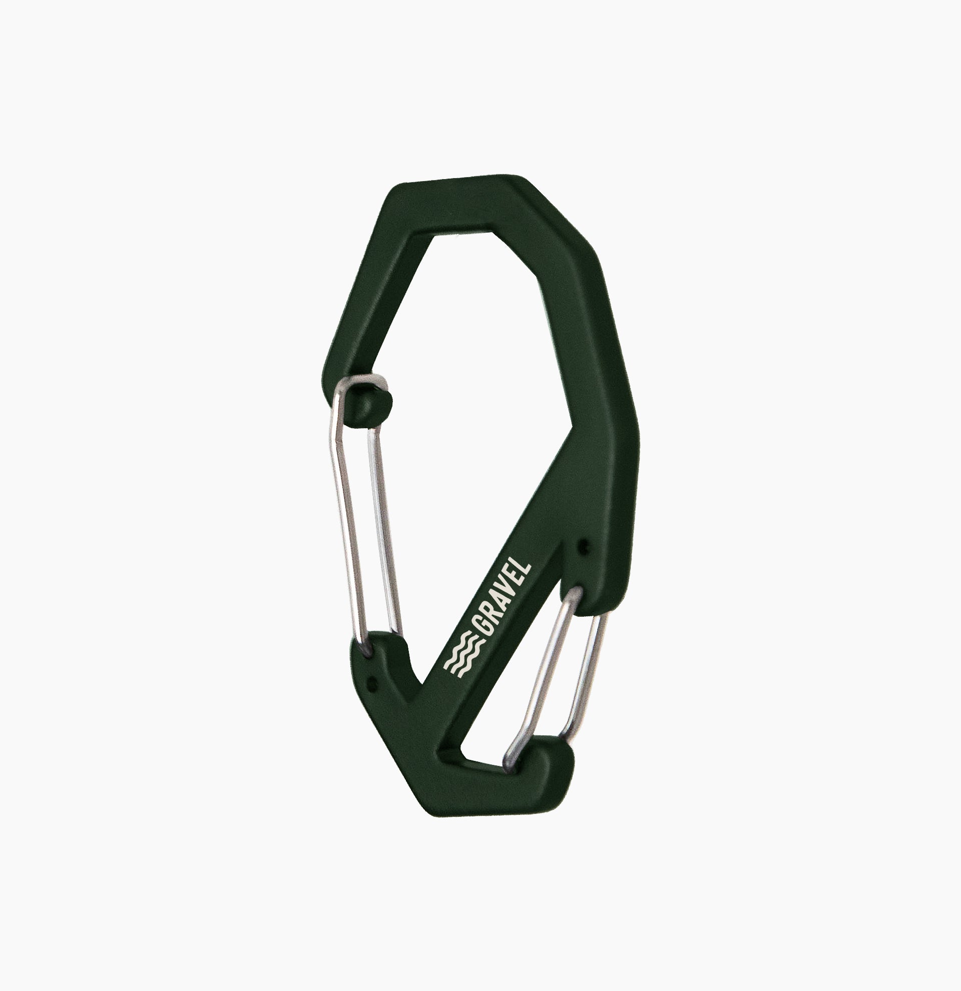 Double Gated Carabiner | Dark Green